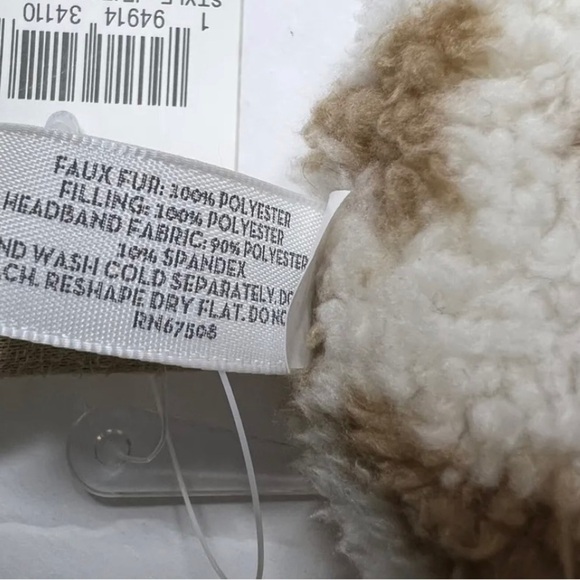 Jenni Sherpa Headband Earmuffs Animal Print-NWT - Picture 6 of 6